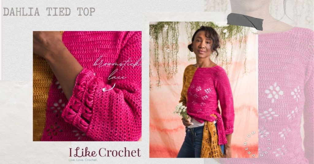 Dahlia Tied Top - I Like Crochet