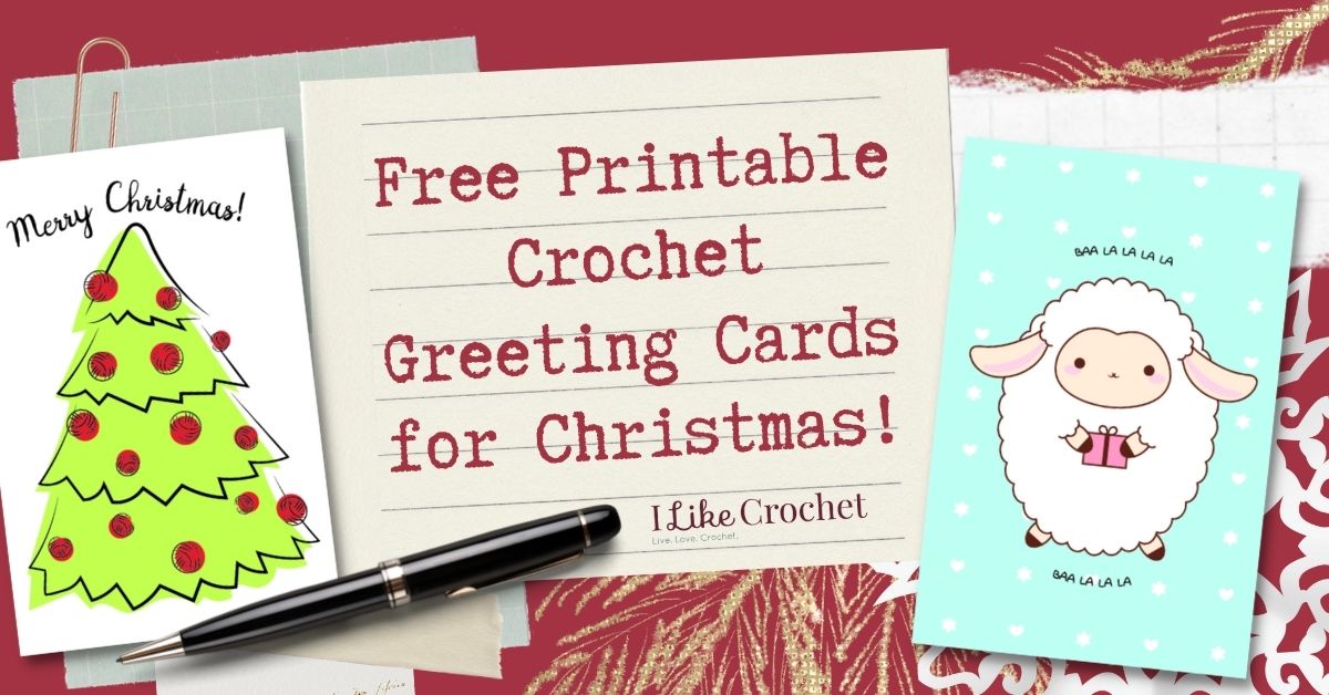 DIY Christmas Envelopes (A4 Printable) - Start Crochet