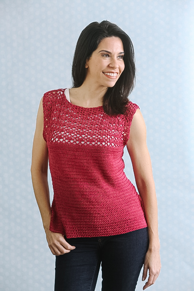 Lace Diamond Top - I Like Crochet