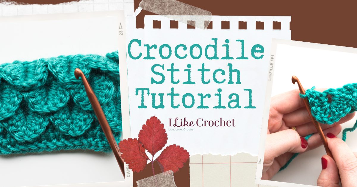 How to Crochet Crocodile Stitch I Like Crochet